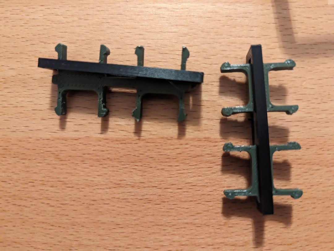 Modular Vertical Paint Rack OpenSCAD Remix by JohnOldman Download