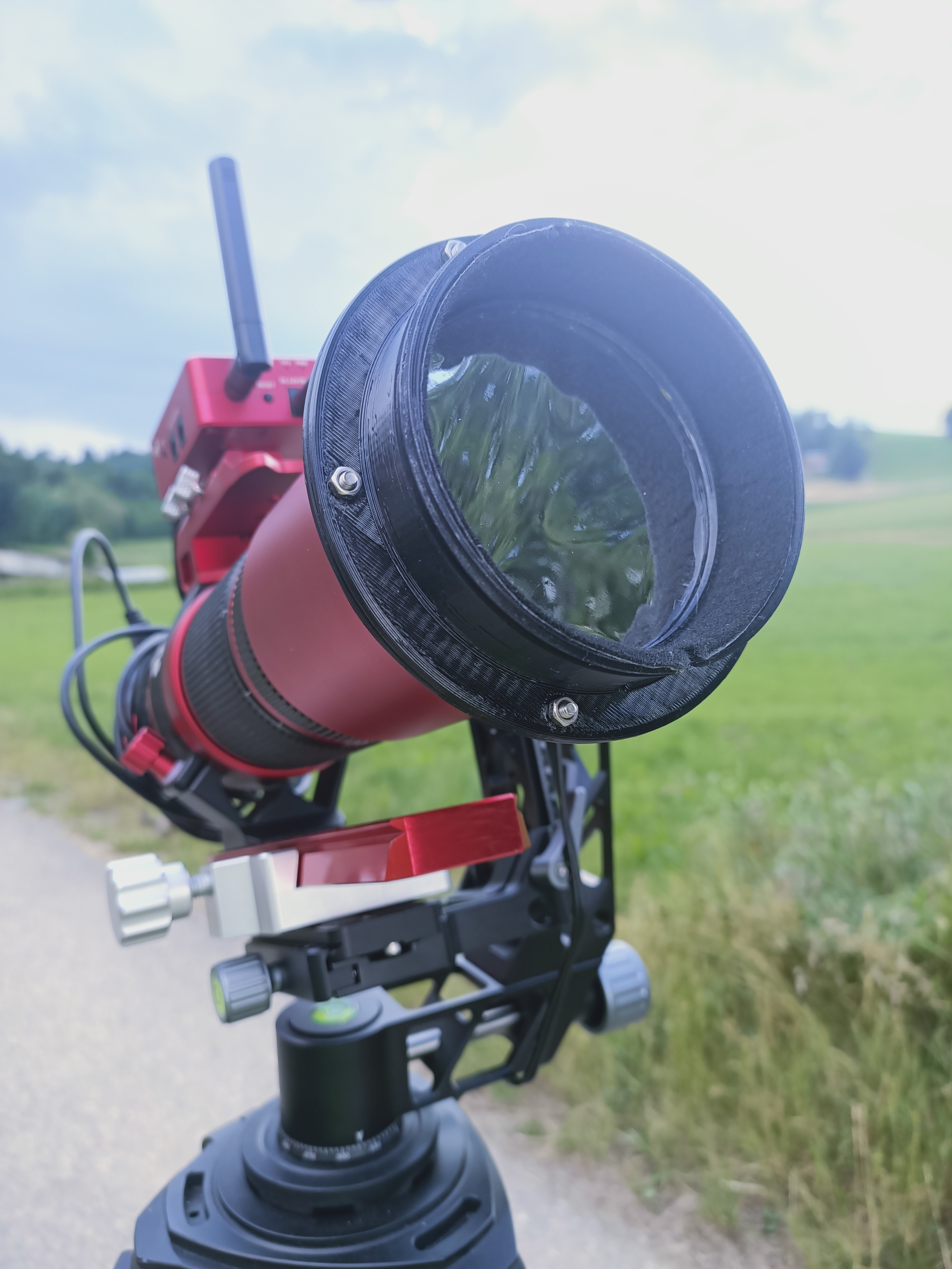 Redcat51 sun foil holder with protective cover