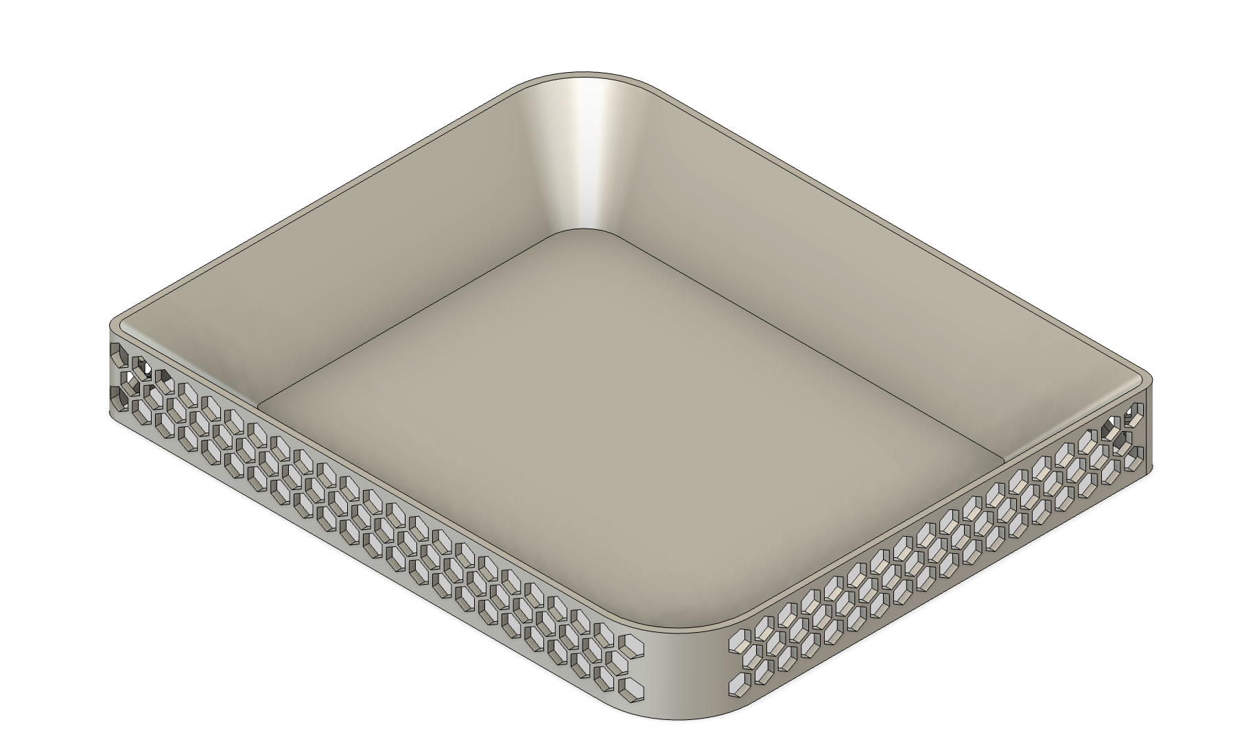 Catch all tray (hex)