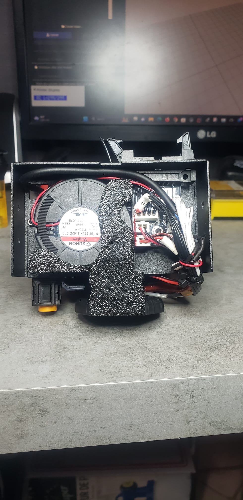 Anycubic Kobra 5015 fan 3-sided part cooling duct for all hotend metall