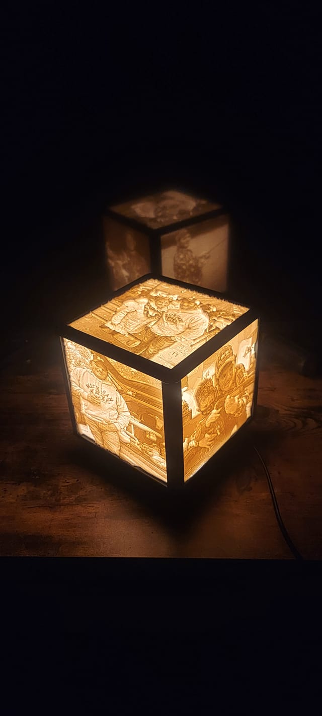 lithophane picture cube by xrockinmarkyx | Download free STL model