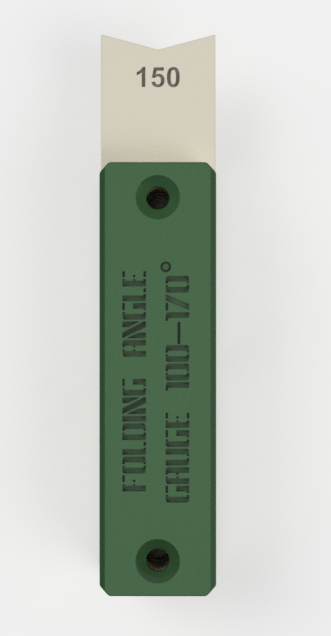 Folding Angle Gauge 100–170° – Internal & External Angle Templates ...