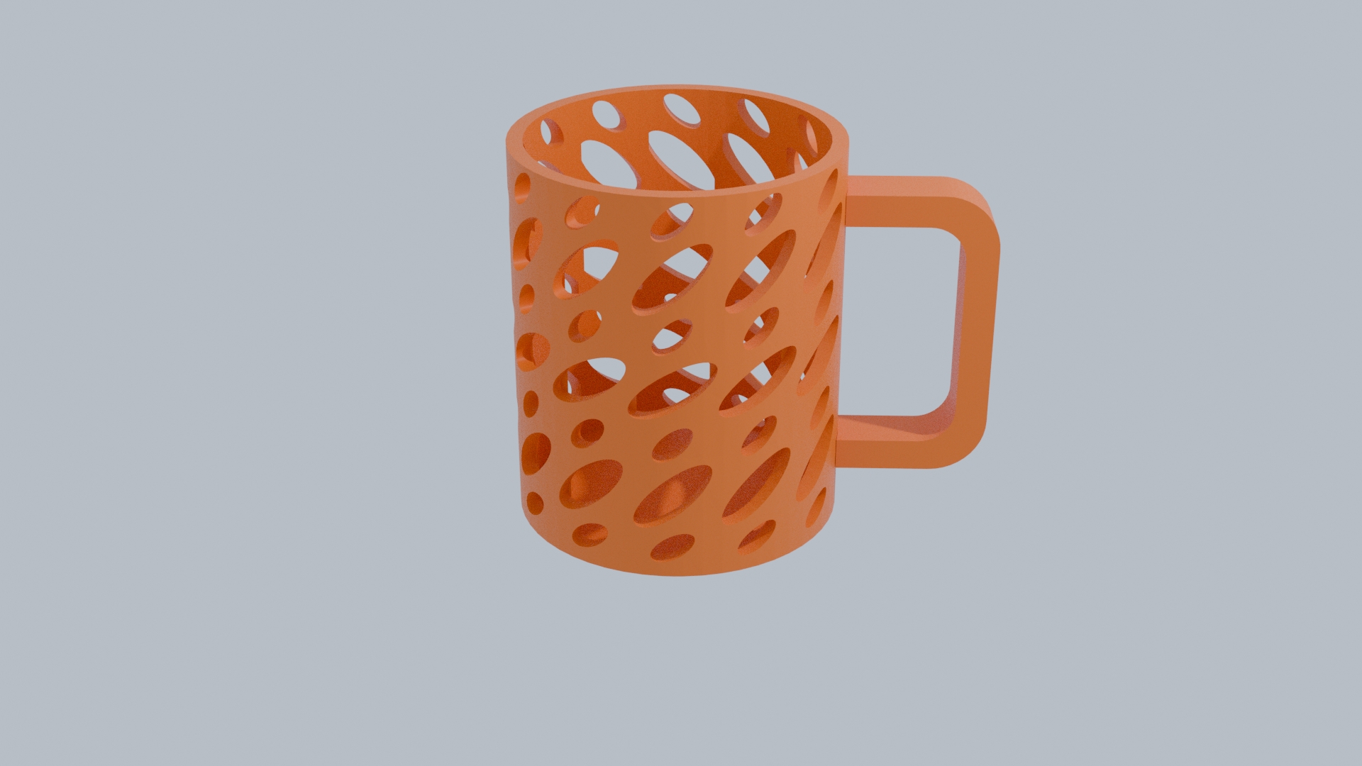Perforated Mug for pencils and tools