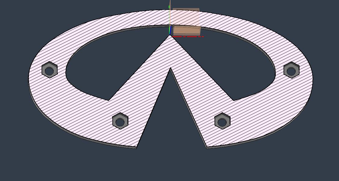 G35, G37, Infiniti, VQ35HR, VQ37HR Engine Cover Emblem Logo by PEZ3D