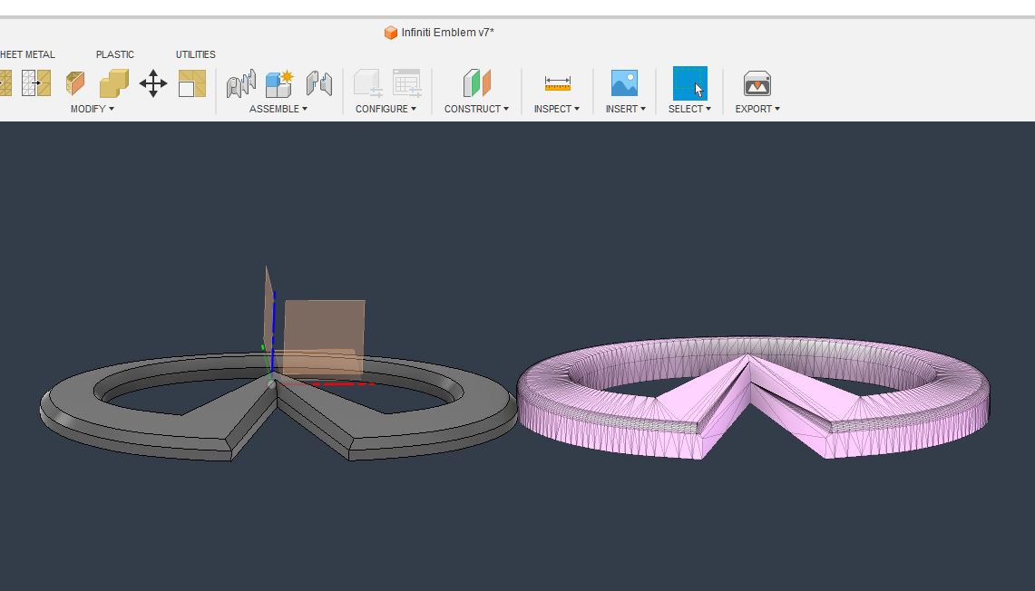 G35, G37, Infiniti, VQ35HR, VQ37HR Engine Cover Emblem Logo by PEZ3D