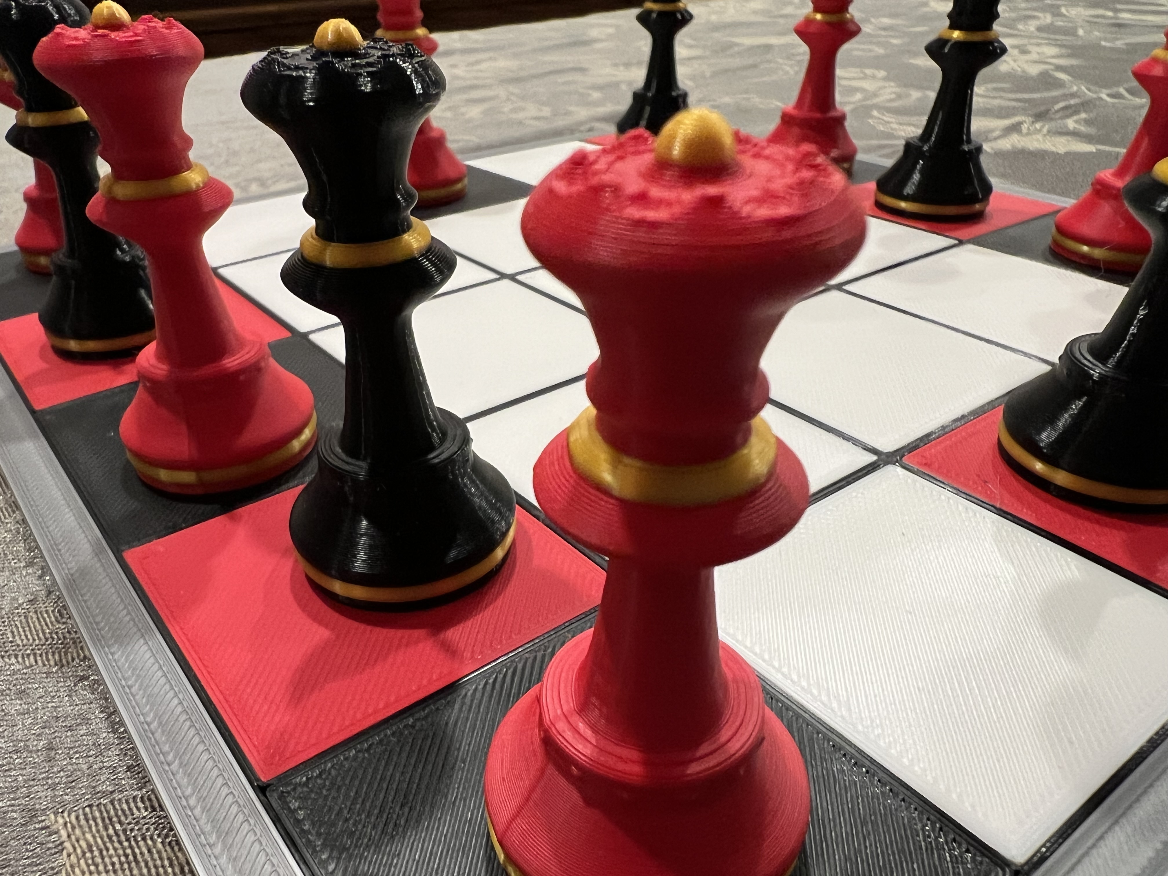 All Queens Board Game (Connect 4, Chess, Checkers Mash Up Style Board Game)