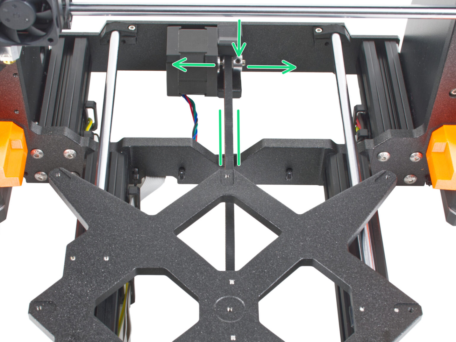 PRUSA MK4 Y MOTOR Holder with 2mm OFFSET