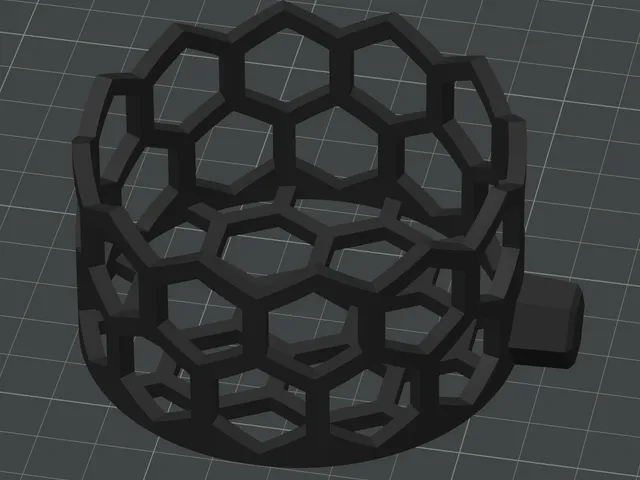 3D Printable Spray Can Holder for Honeycomb Storage Wall (70 mm Diameter)