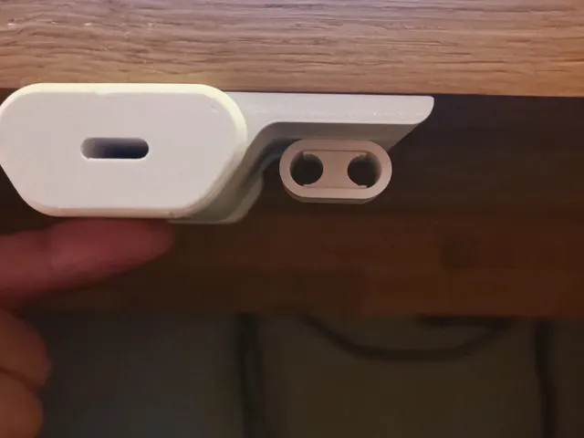headphone holder with cable hook