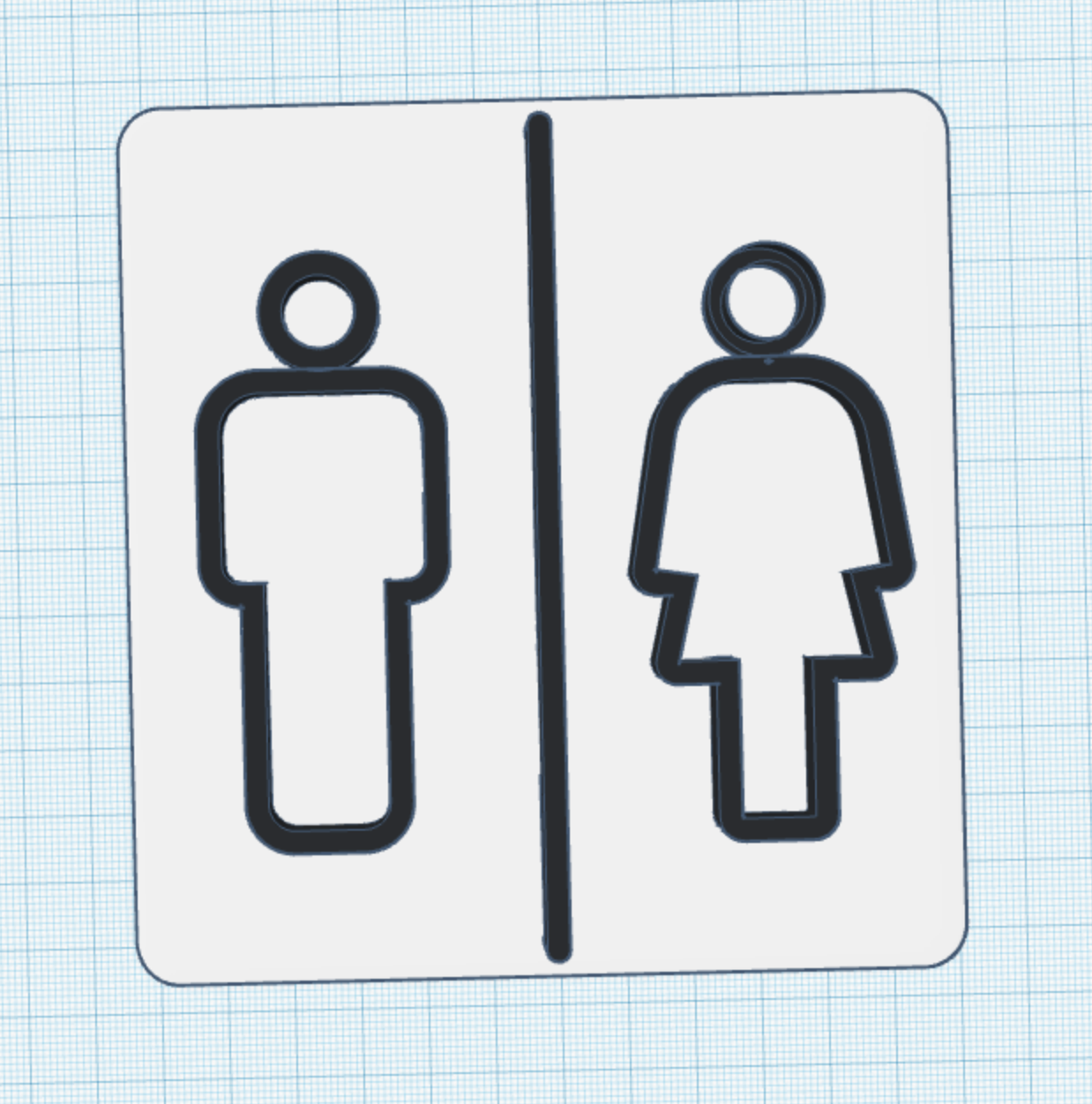 Toilet WC restroom sign man/woman with background by vordenken ...