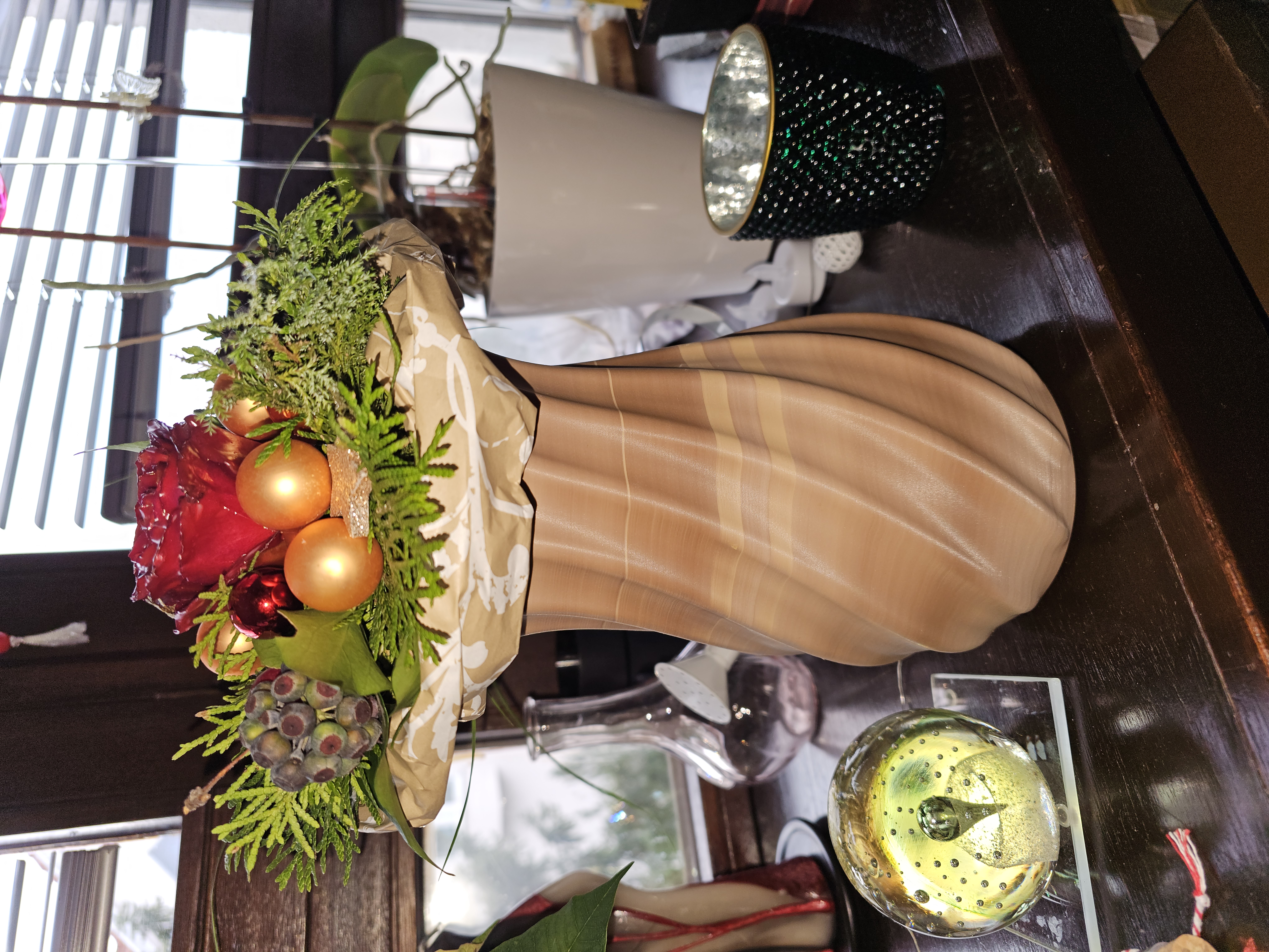 Spiral pattern vase