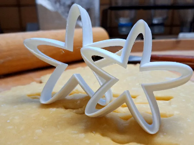Gebäck-Ausstecher, Seestern (die wirklich funktionieren) / Cookie cutter, starfish (which really work)