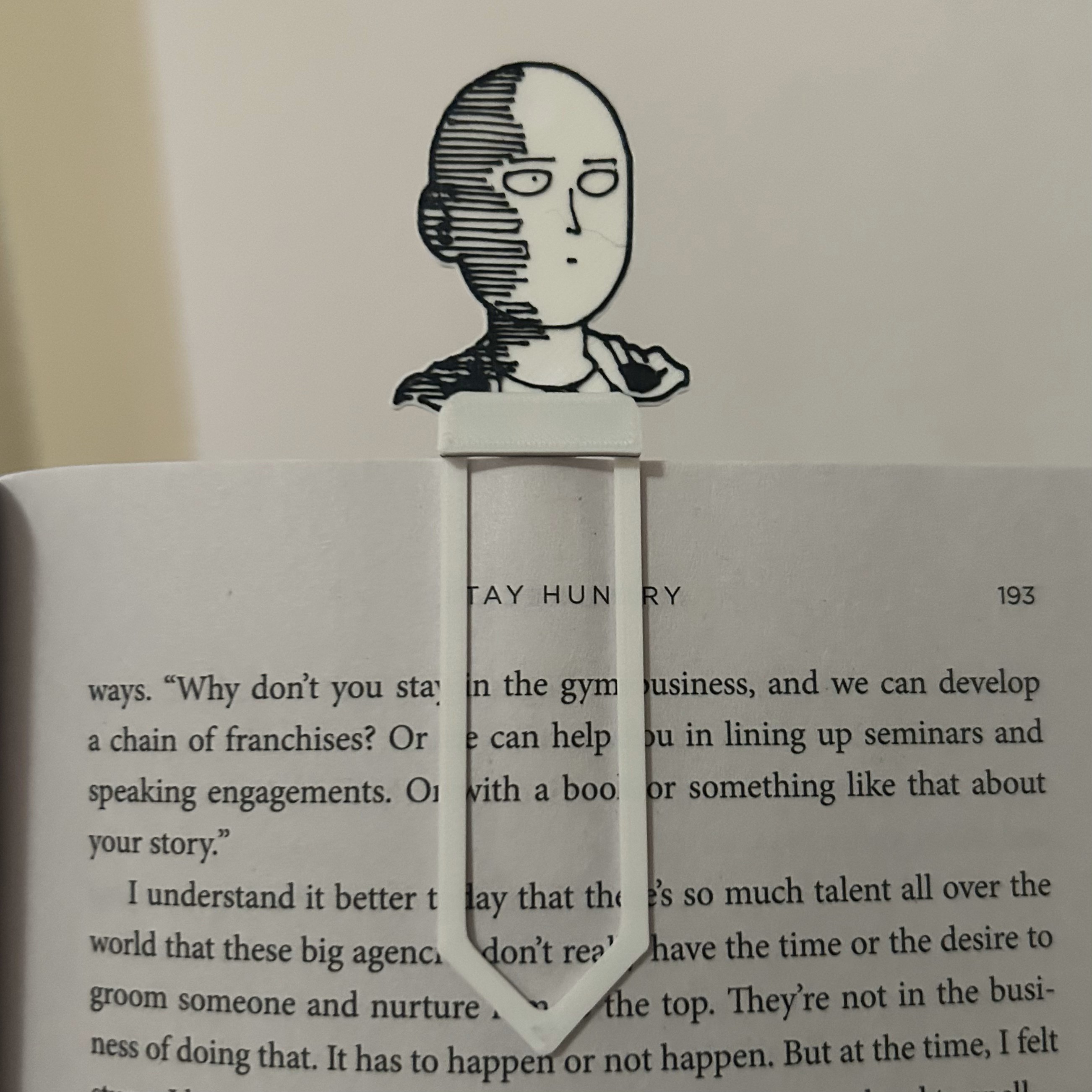 One Punch Man Bookmark