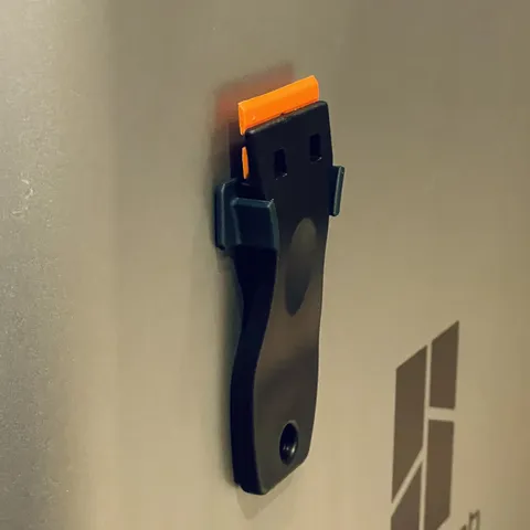 Plastic Razor Blade Scraper Wall Mount Holder