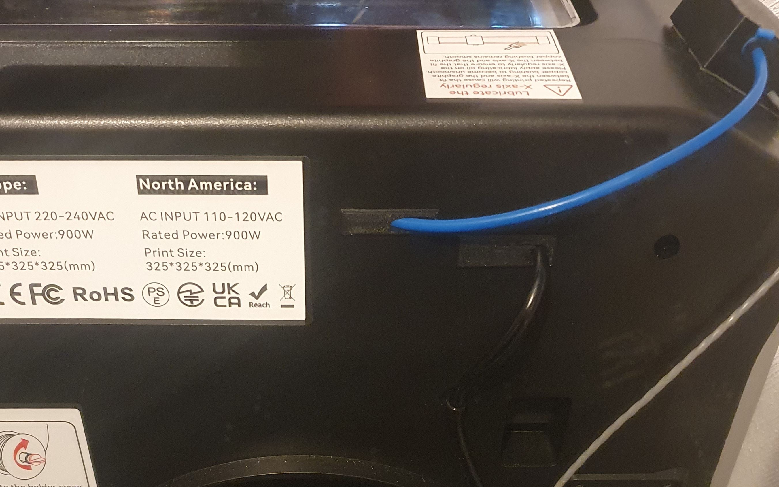 QIDI X-Max 3 Case cover - PTFE tube