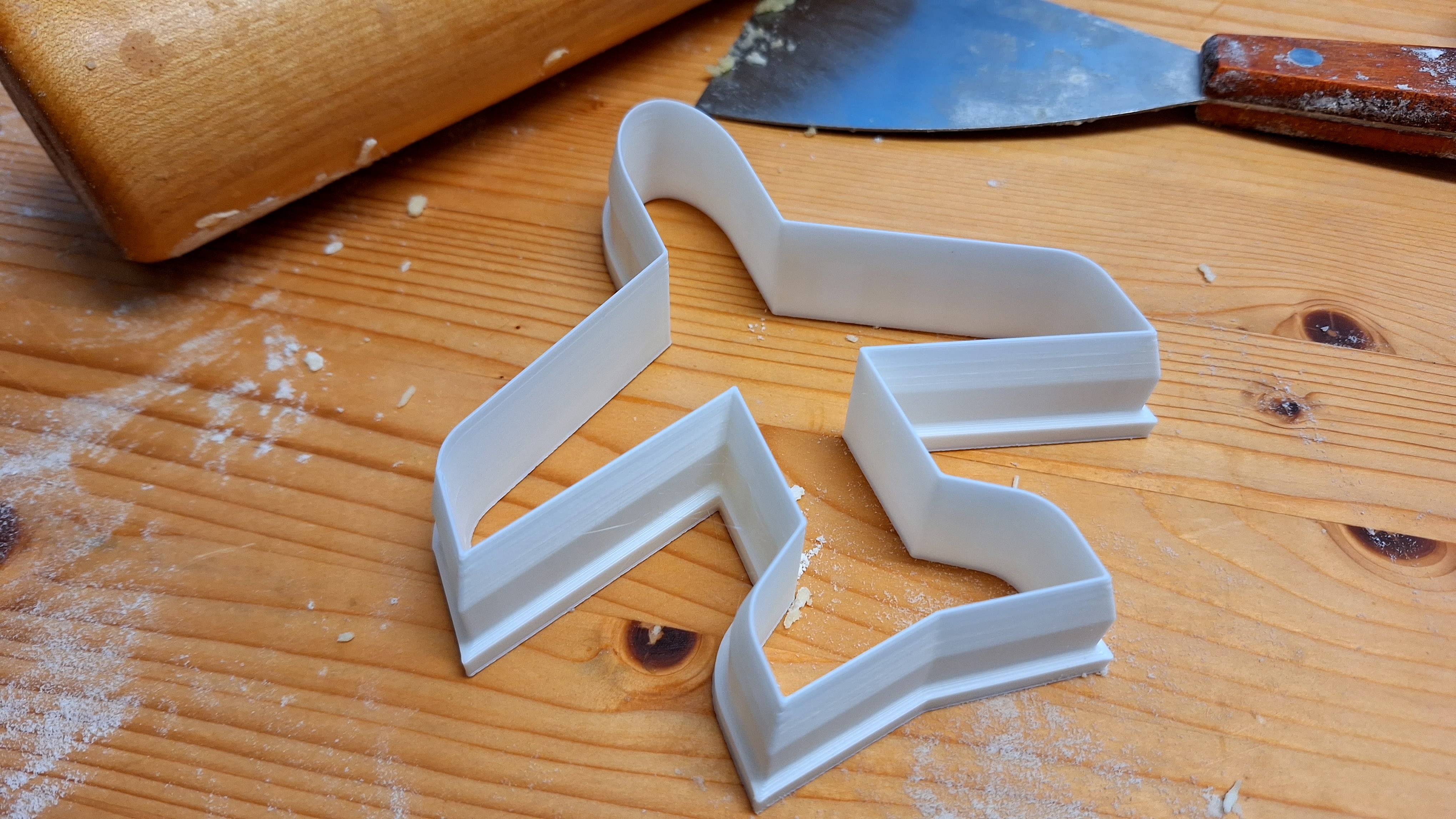 Gebäck-Ausstecher, Flugzeug (die wirklich funktionieren) / Cookie cutter, aircraft (which really work)