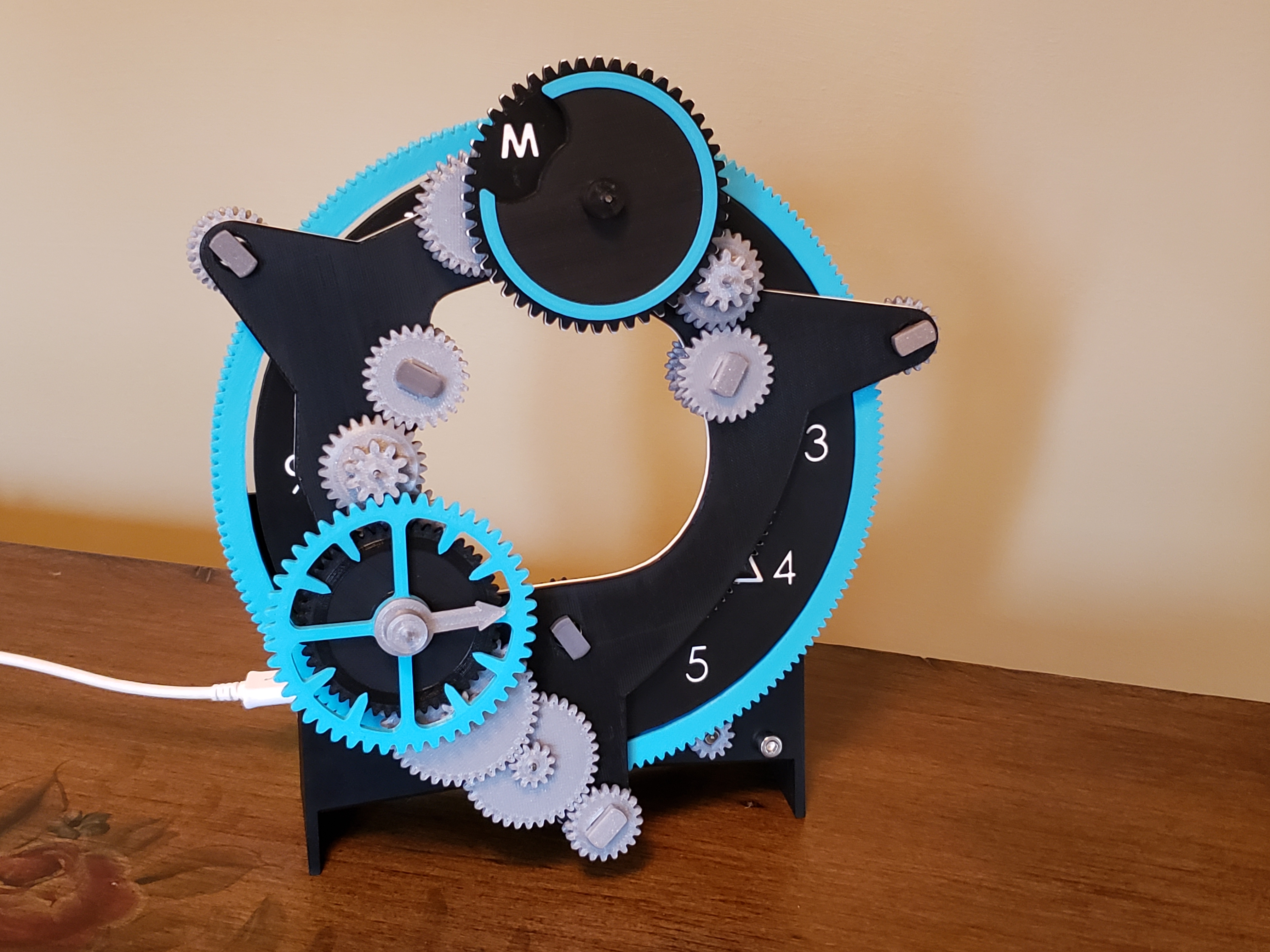 "Freak" Mechanical Clock