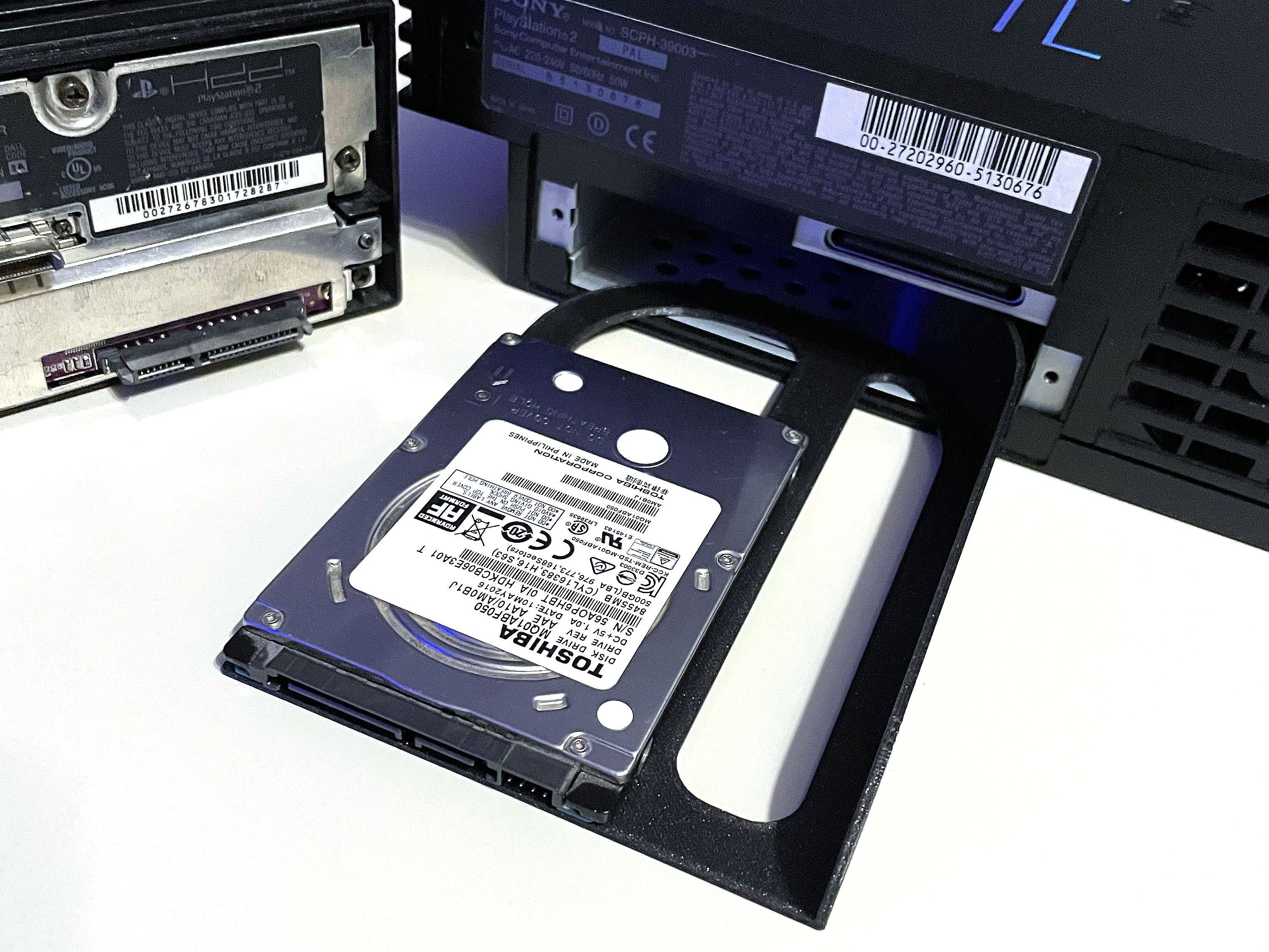 PlayStation 2 Fat - 2.5" SSD / HDD Storage Bay Adapter