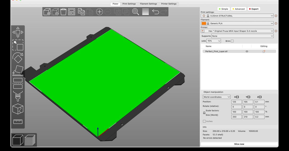 Perfect First Layer .2 Test von ChiefSmeg | Kostenloses STL-Modell ...