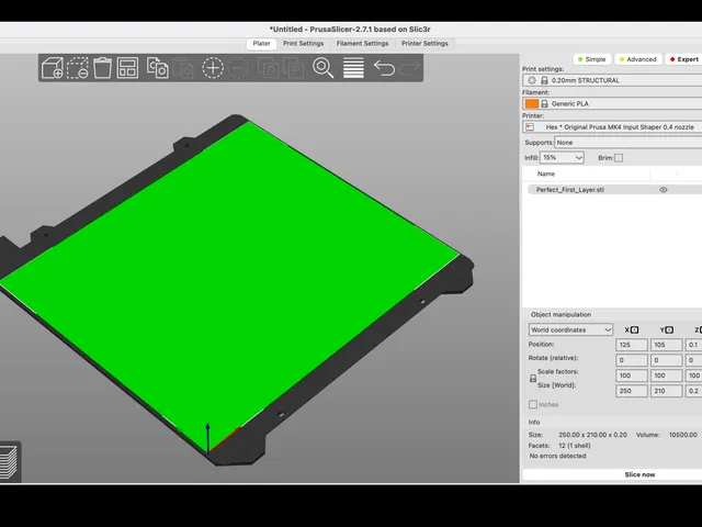 Perfect First Layer .2 Test