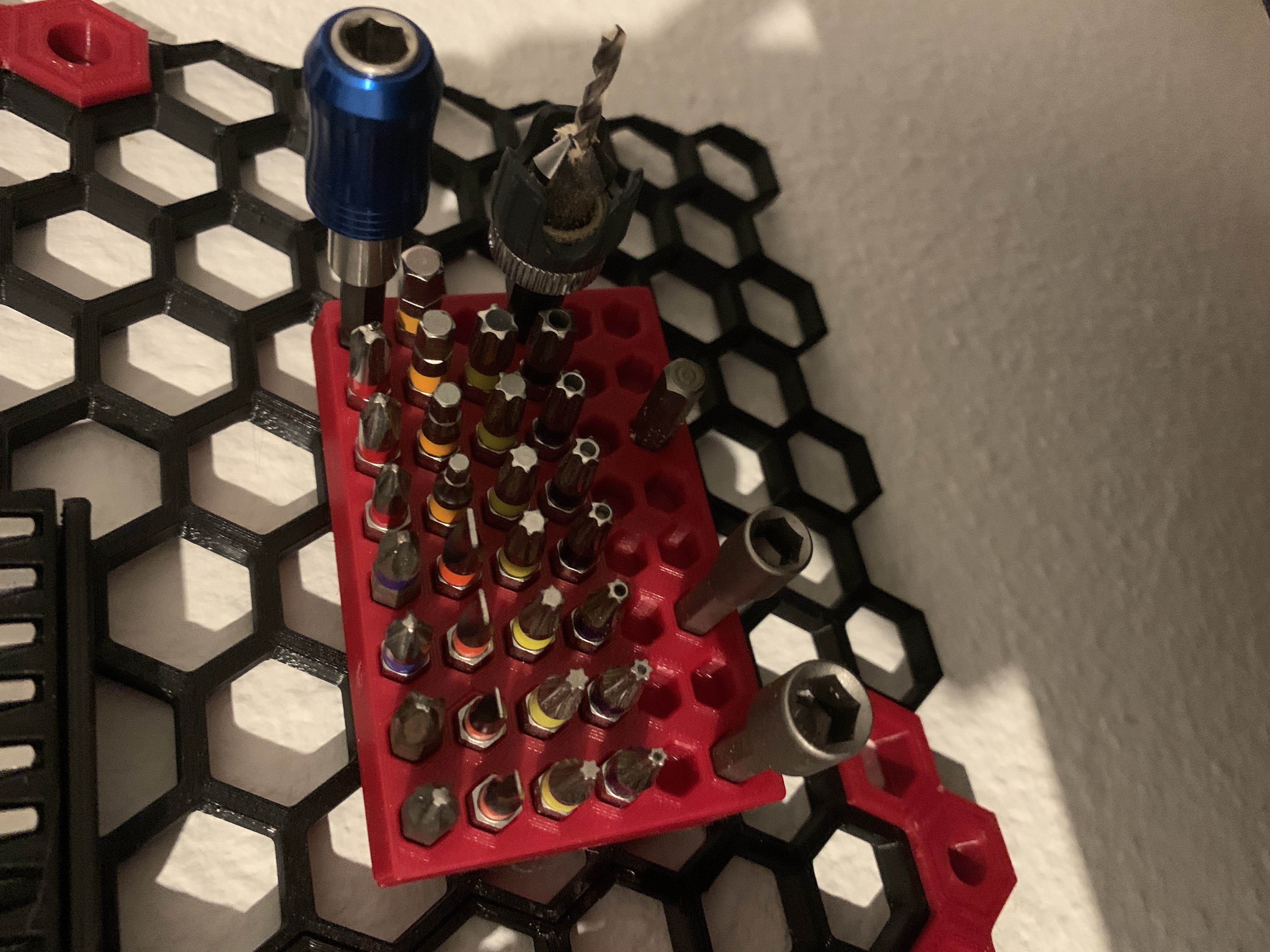 Bitholder for Hex Storage Wall