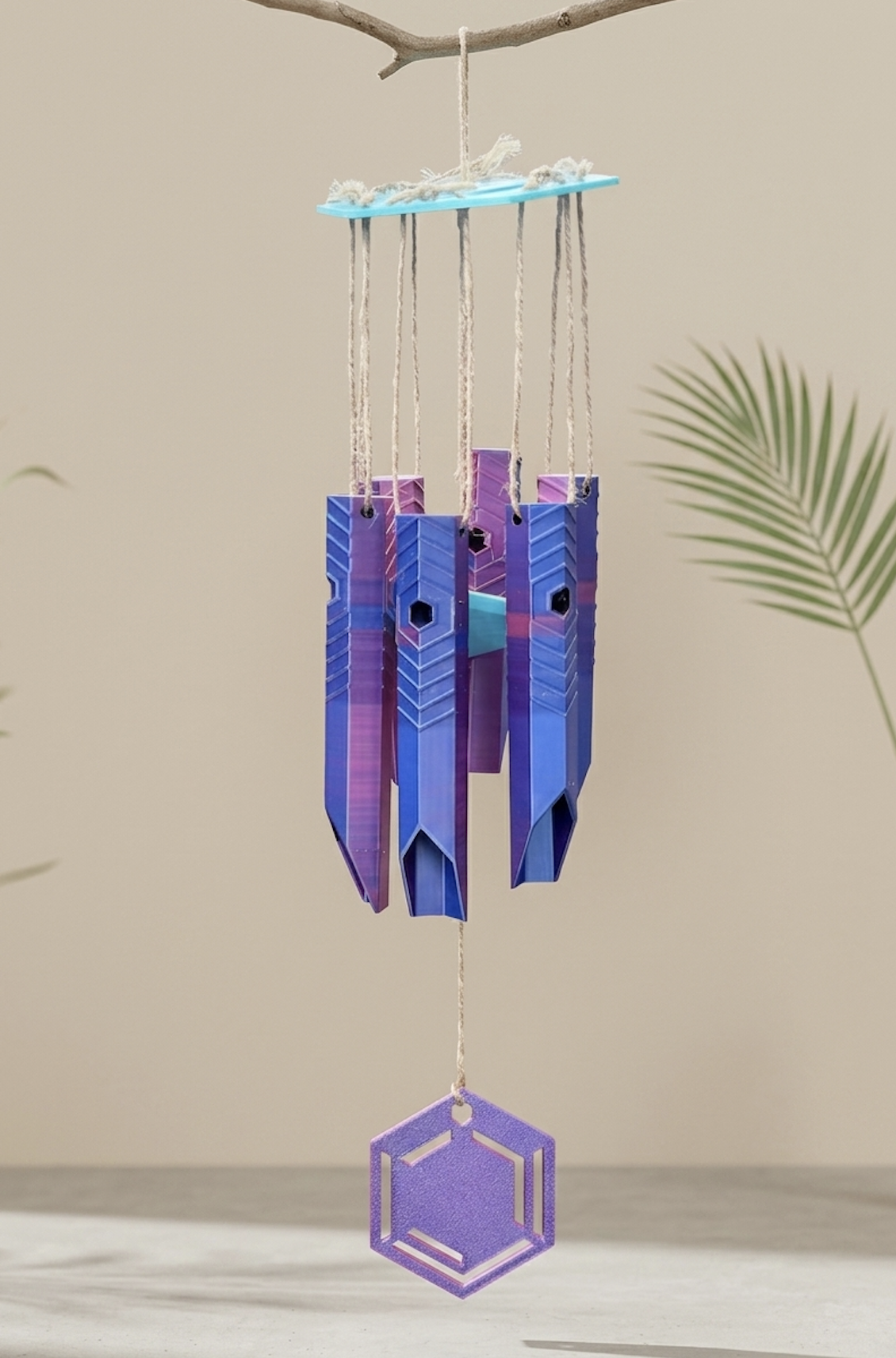 Hexagonal Wind Chime