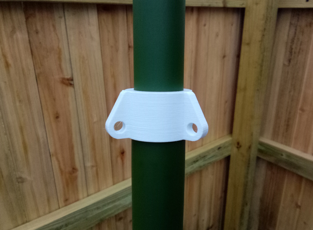 Jackite Fiberglass Antenna Mast Guy Ring Support by melted_plastic