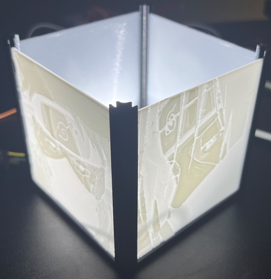Naruto lithophanes lamp