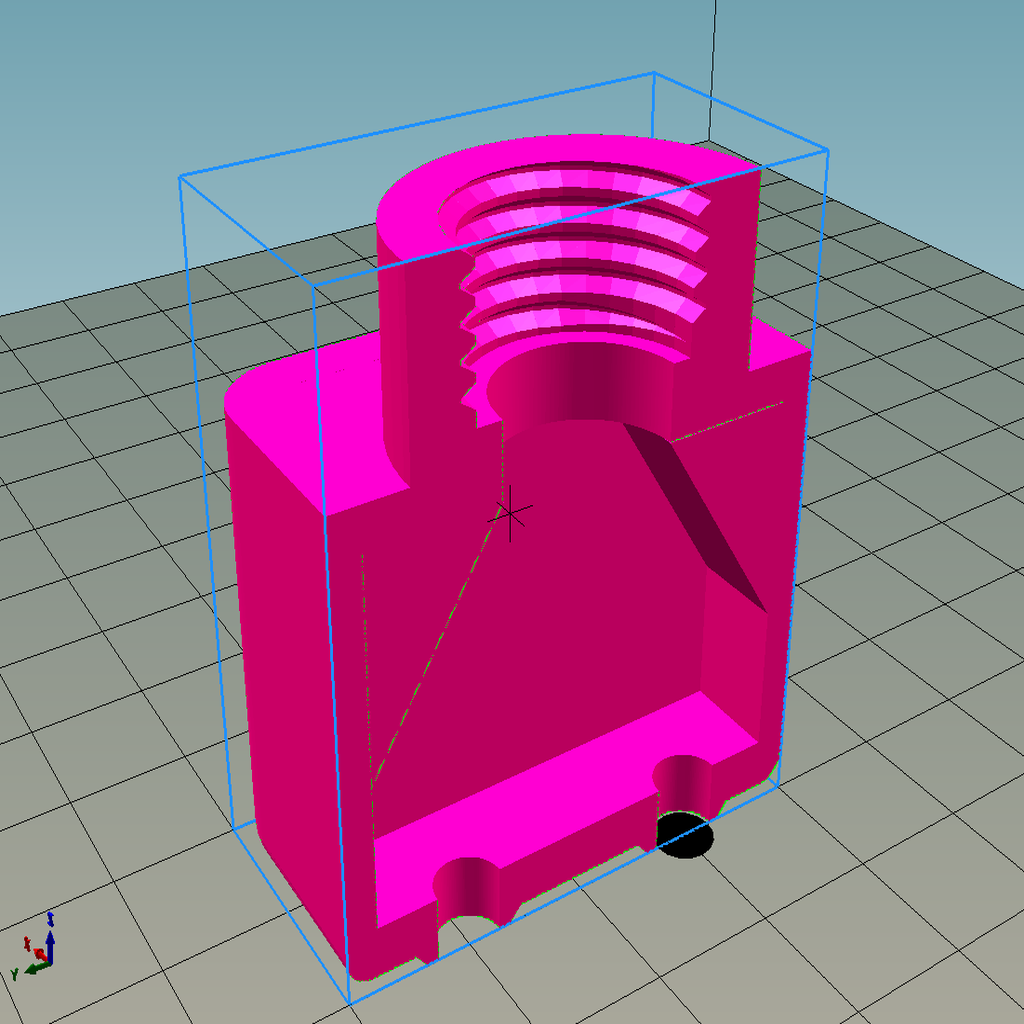 Remixed Ender 3 Adjustable Feet (2") mounted with TSlot nuts by