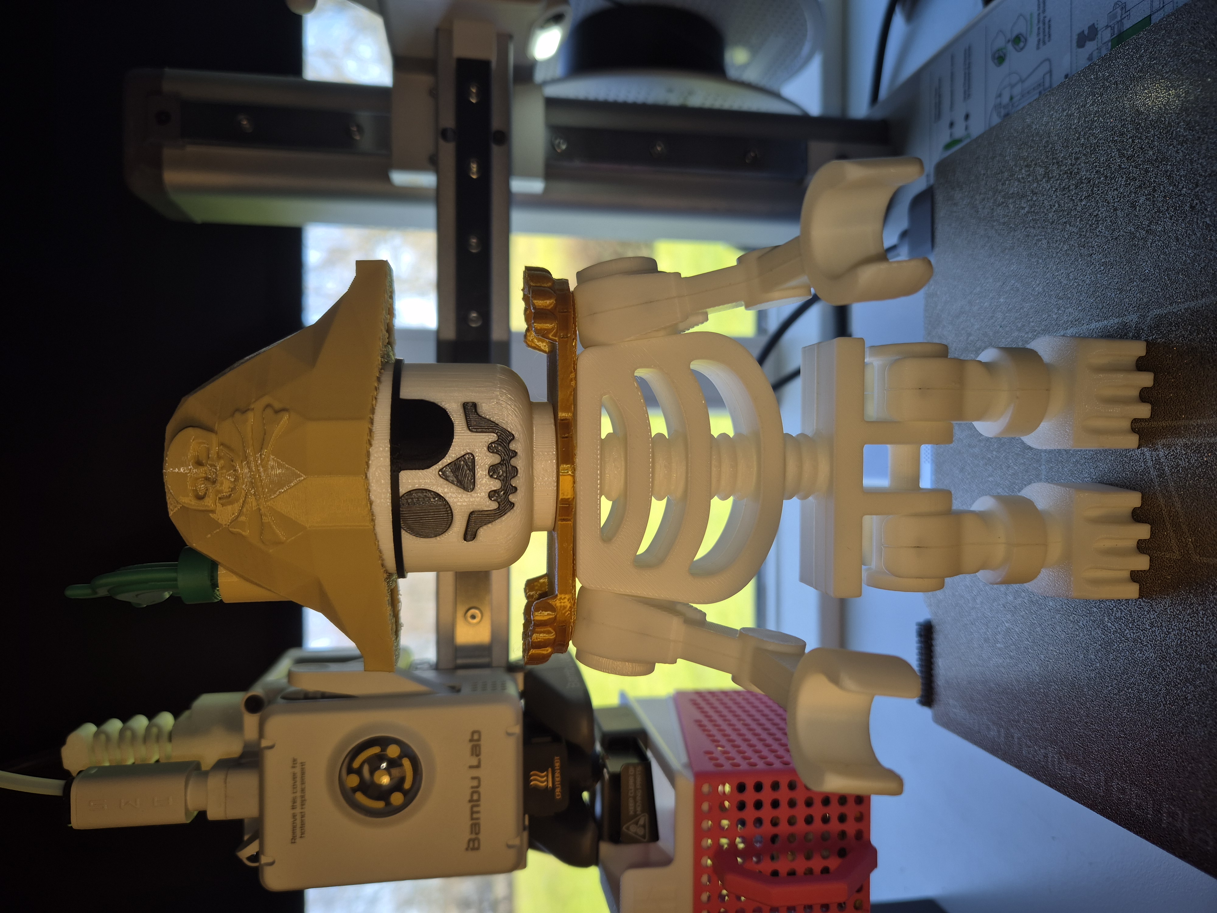 Lego skeleton and accessories 3D model