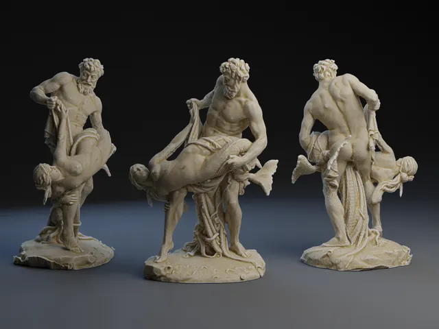 Man Catching Mermaid