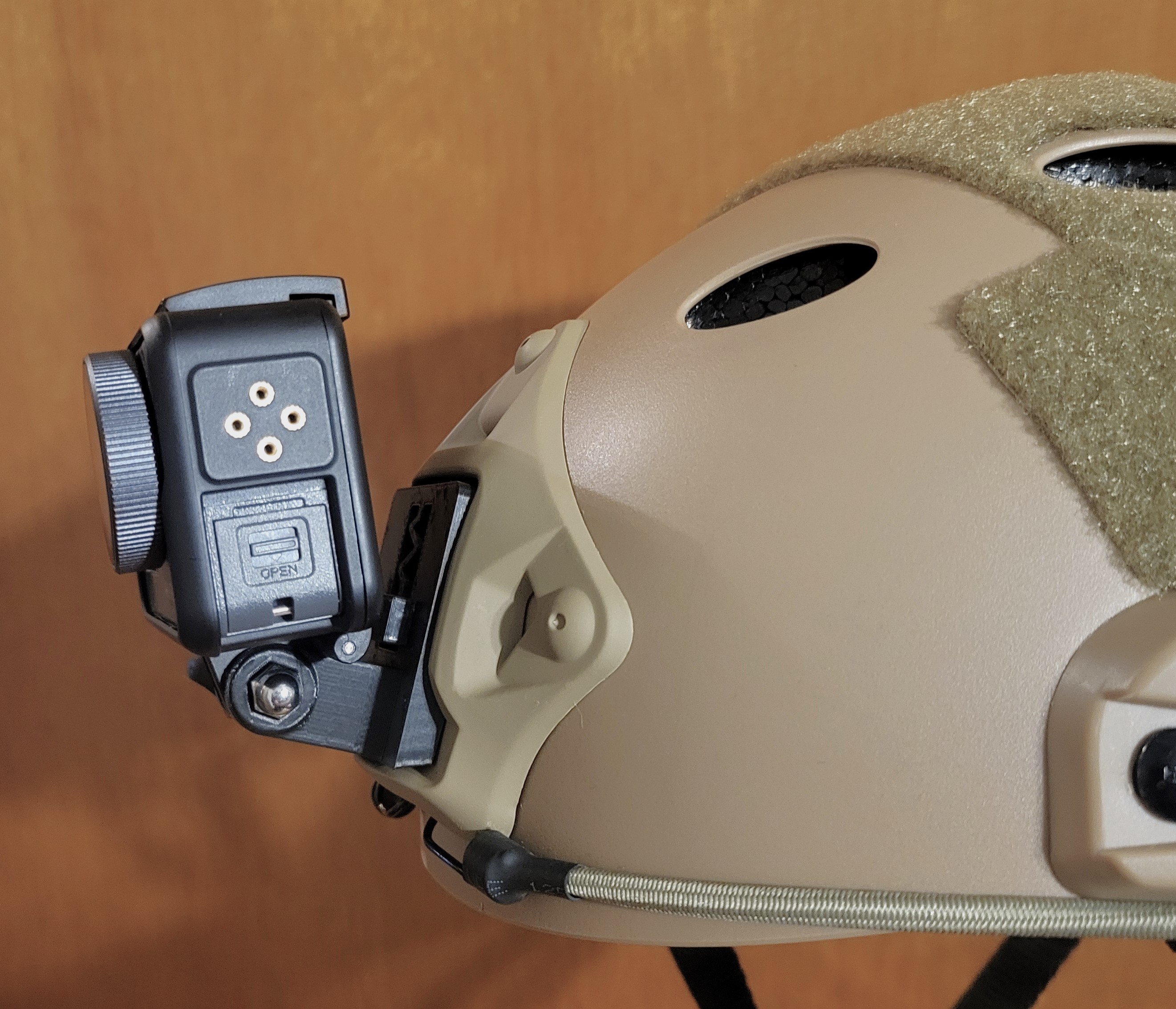 Airsoft Helmet LowPro Camera Mount by Hunterfrlife Download free STL