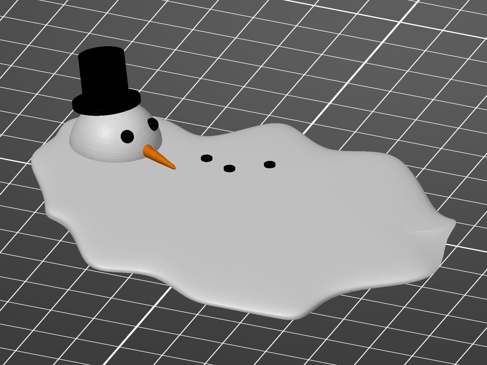 Melting Snowman by Per Mejdal Rasmussen | Download free STL model ...