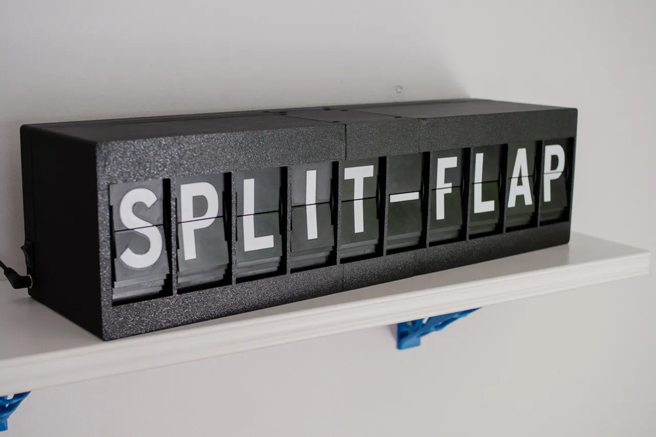 Build Coolest Split Flap Clock, DIY Flip Display Clock, Arduino Projects