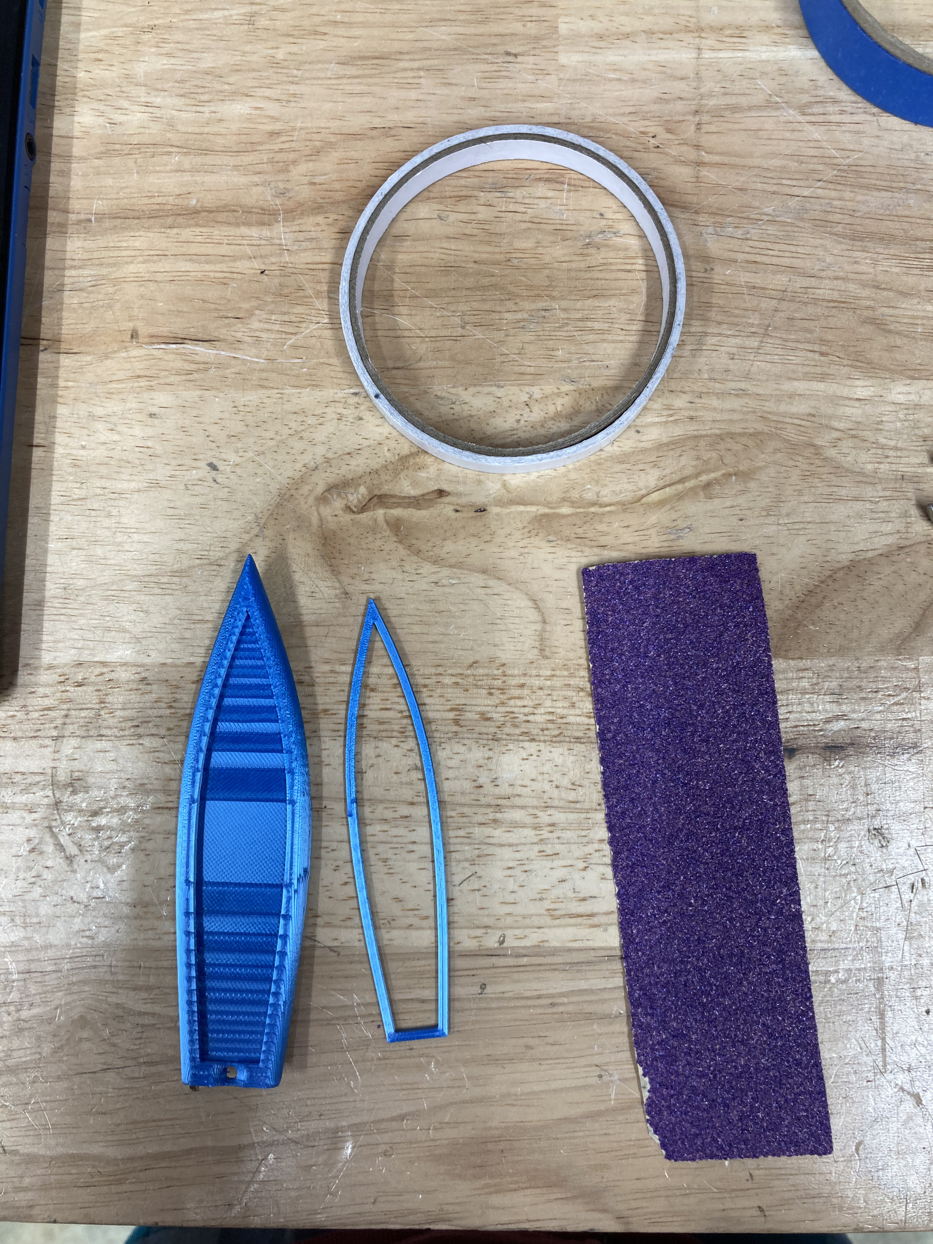 Miniatura 2 do modelo 3D finger surfboard