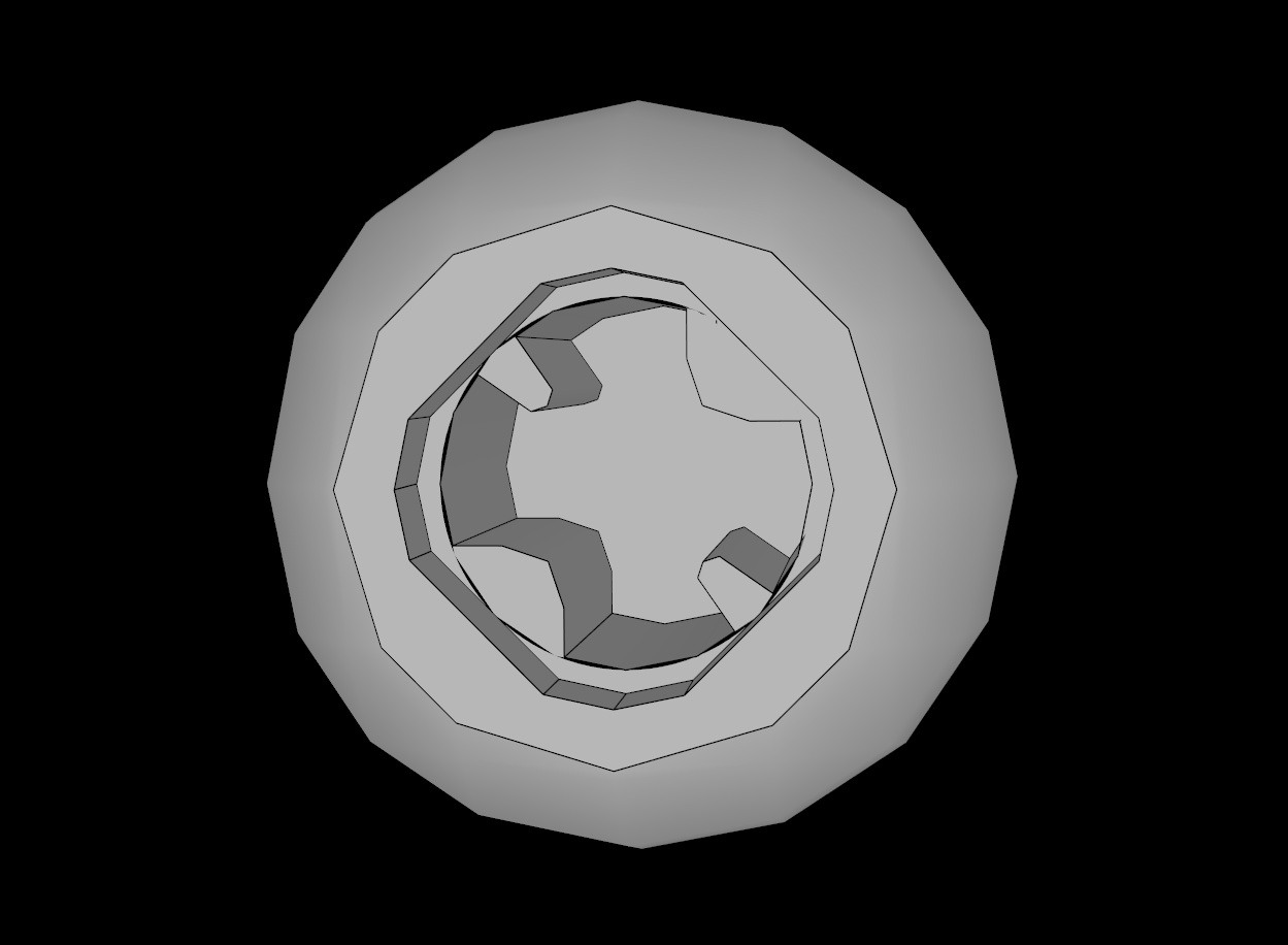 Lego Compatible (32474.dat) Technic Ball Joint with Axlehole Blind