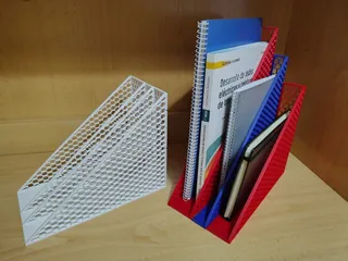 Modular book and notebook organizer