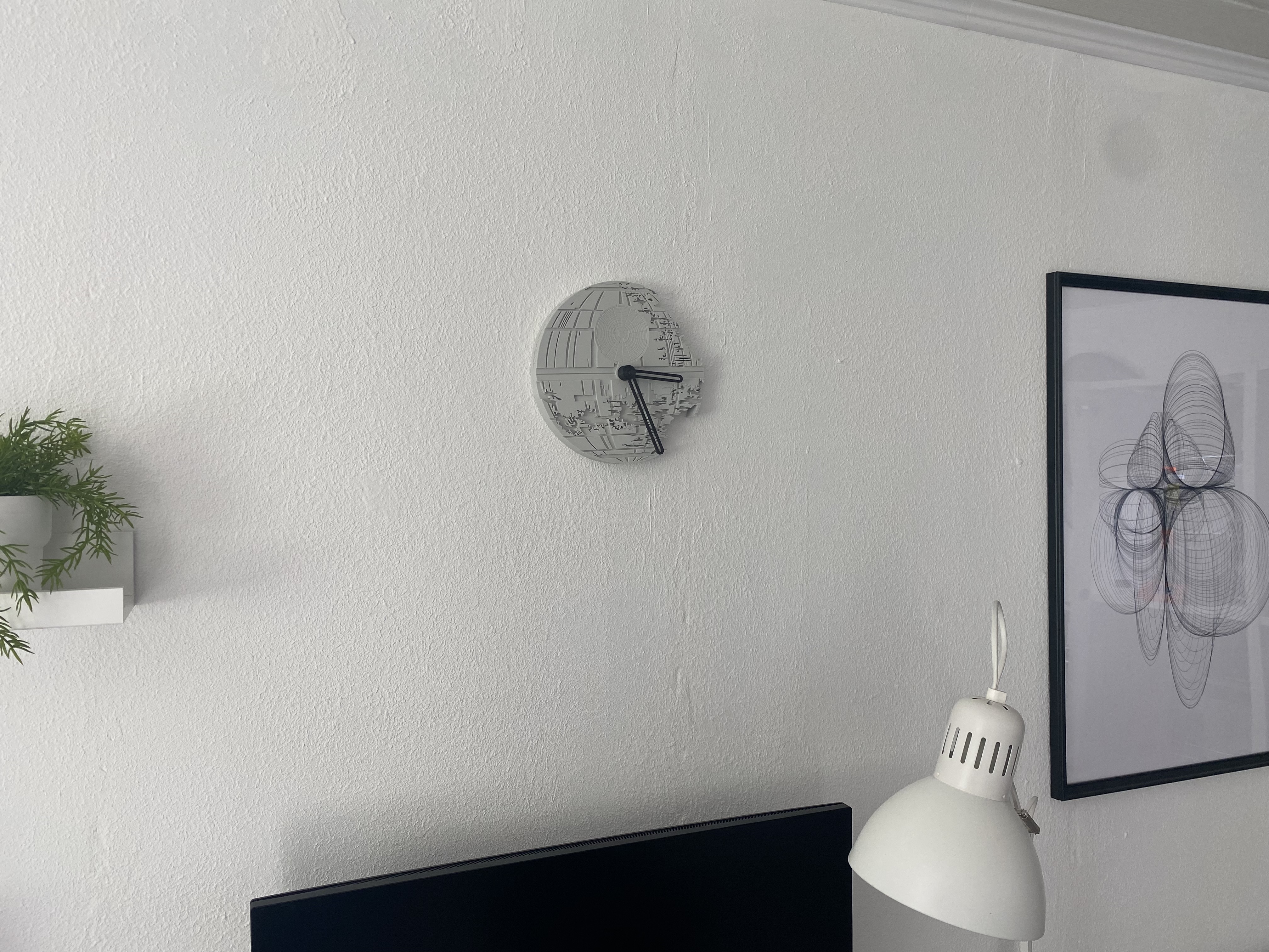 Miniatura 3 do modelo 3D Death Star Clock