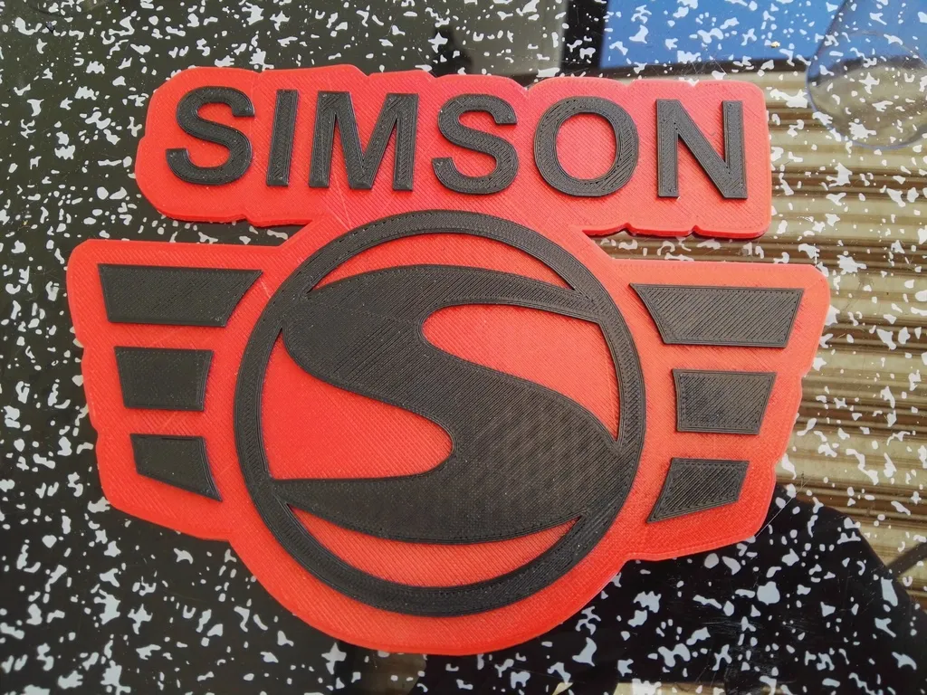 Simson Logo von TestoMane, Kostenloses STL-Modell herunterladen