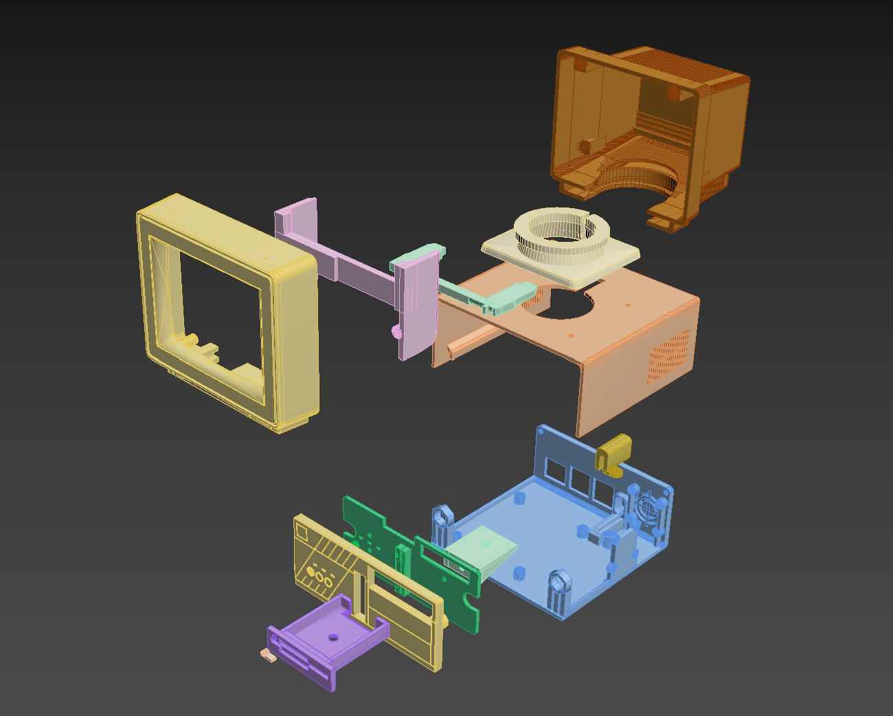 Retro Desktop PC Raspberry Pi case V2 by fantasticmrdavid | Download ...