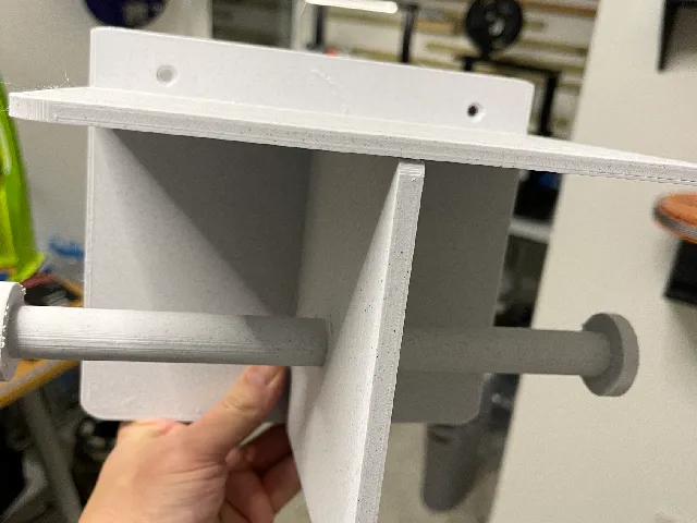 Double roll toilet paper holder