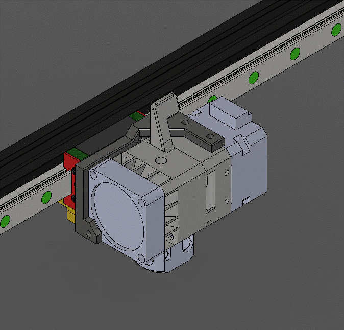 Biqu H2 mount for Frankenstein2.0 Beta