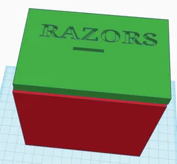 Used Safety Razor Bin