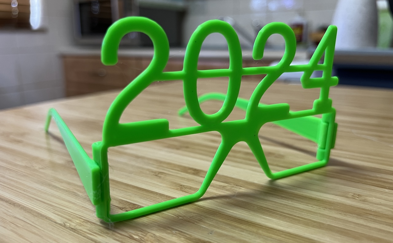 2024 NYE Glasses by muddymaker Download free STL model