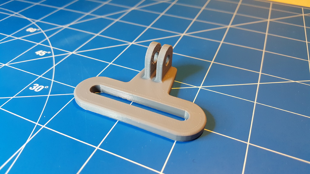 Offset Camera to GoPro mount adapter by MakerFunLab Download free STL model