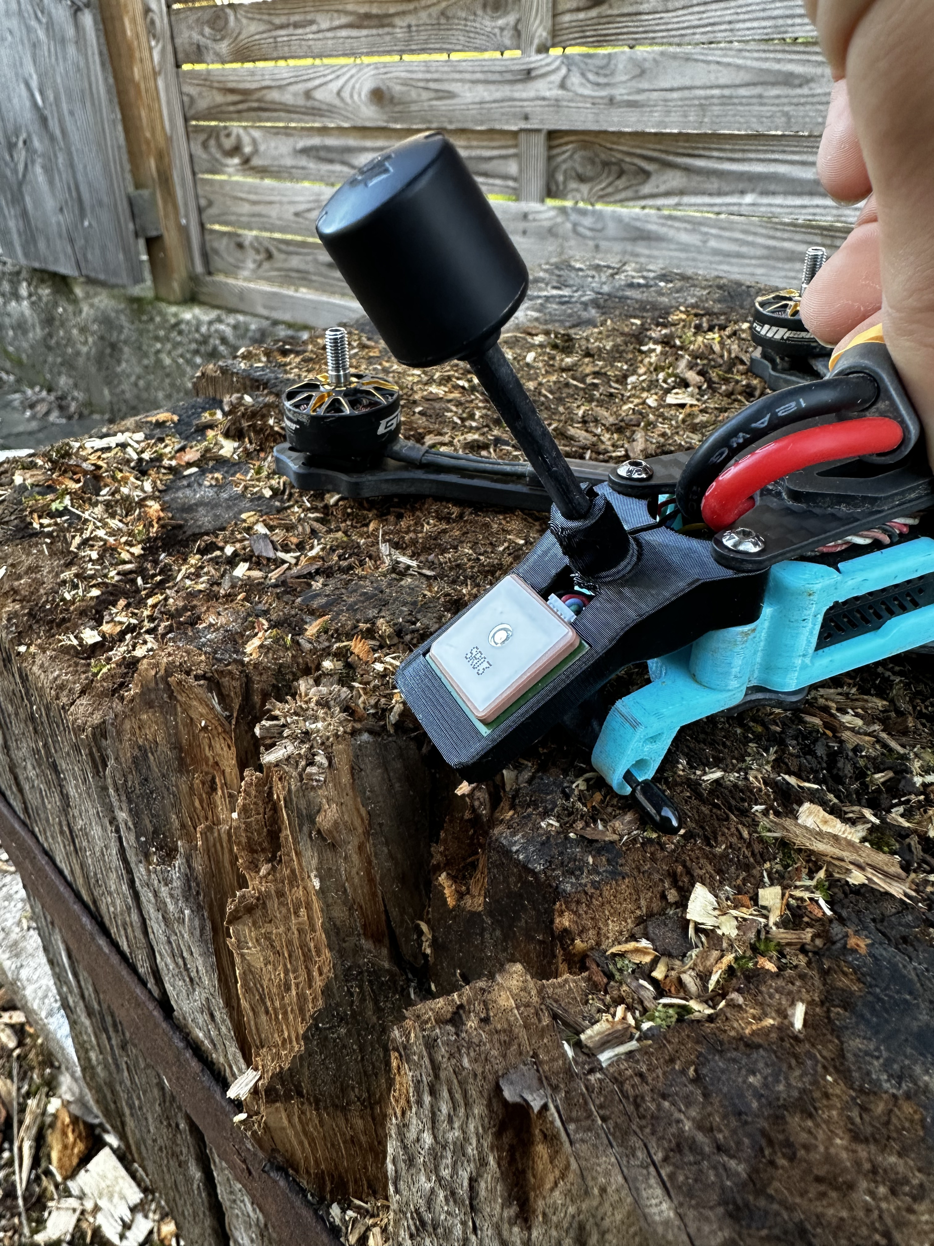 Foxeer Mega 5 FPV Drone Antenna and GPS holder
