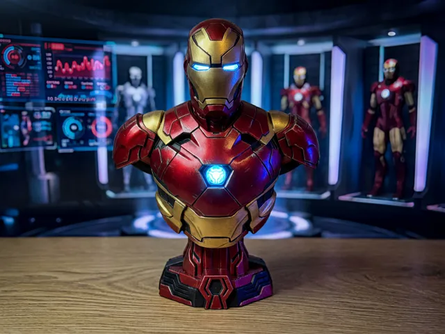 Iron Man Bust – Armoured Display Sculpture