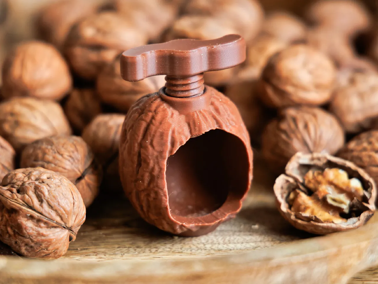 Walnut-shaped Nutcracker by buchnema | Download free STL model