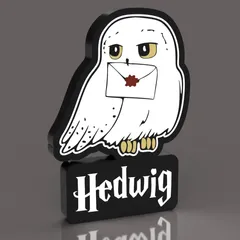 STL file Hedwig bookmark book harry potter 🔖・3D printing idea to  download・Cults