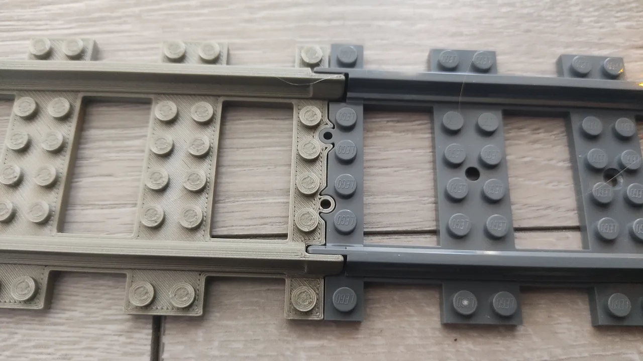 LEGO Train Track Wall Mount by Fuganater